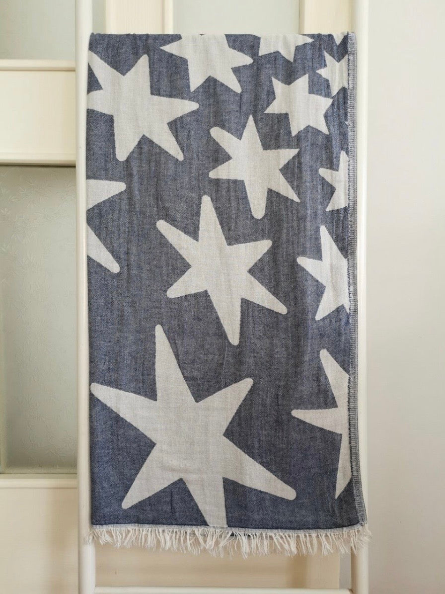 Starfall Jean- 4th of July Special Edition- Beach Towel & Picnic Blanket
