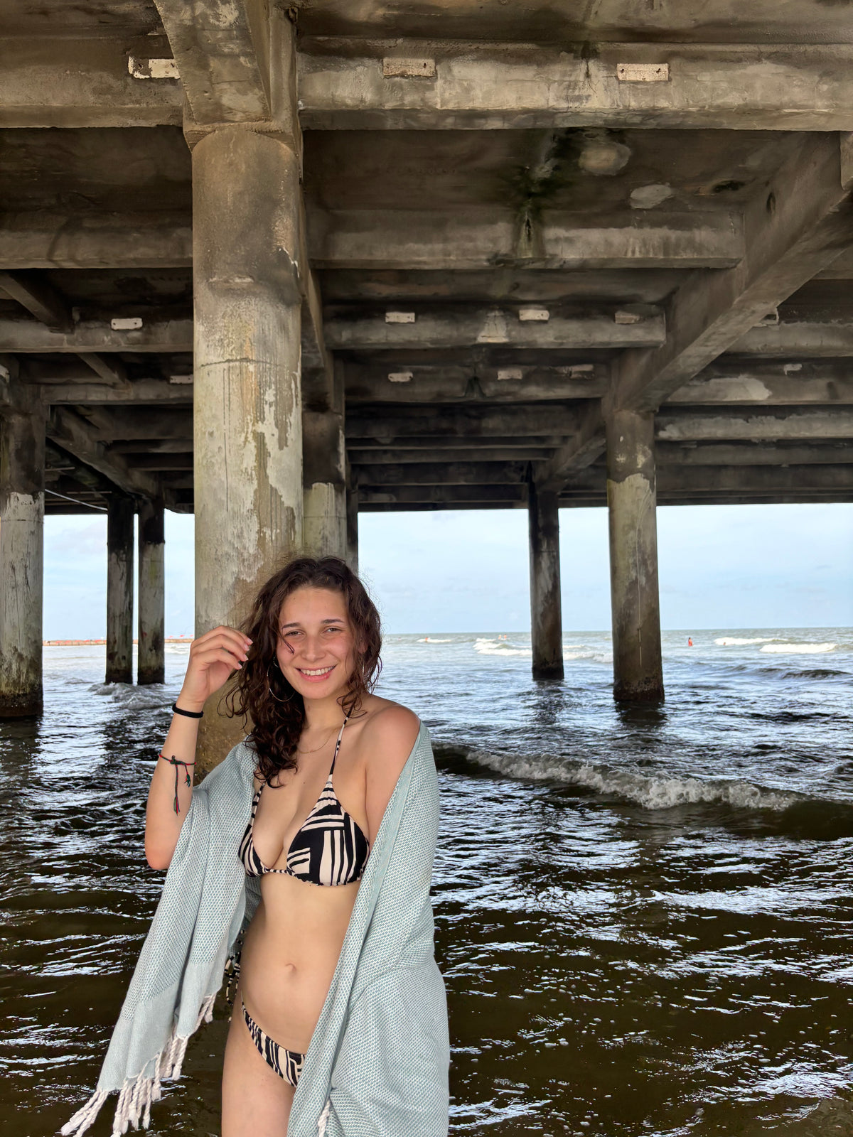 Cagla Verde | Organic Turkish Bath & Beach Towel – Unfoldie