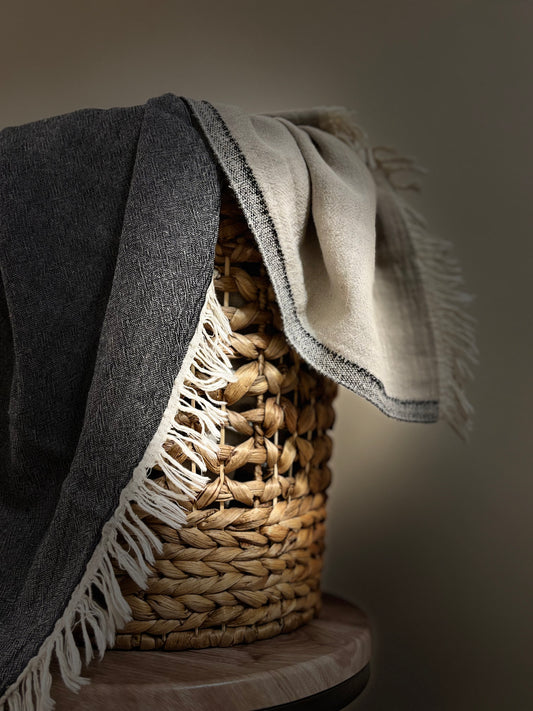 Ashen Chala | Organic Turkish Bath & Beach Towel – Unfoldie