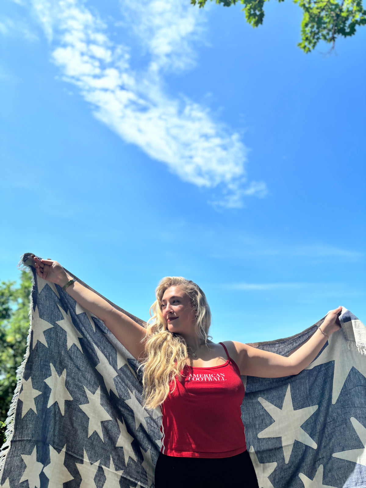 Starfall Jean- 4th of July Special Edition- Beach Towel & Picnic Blanket