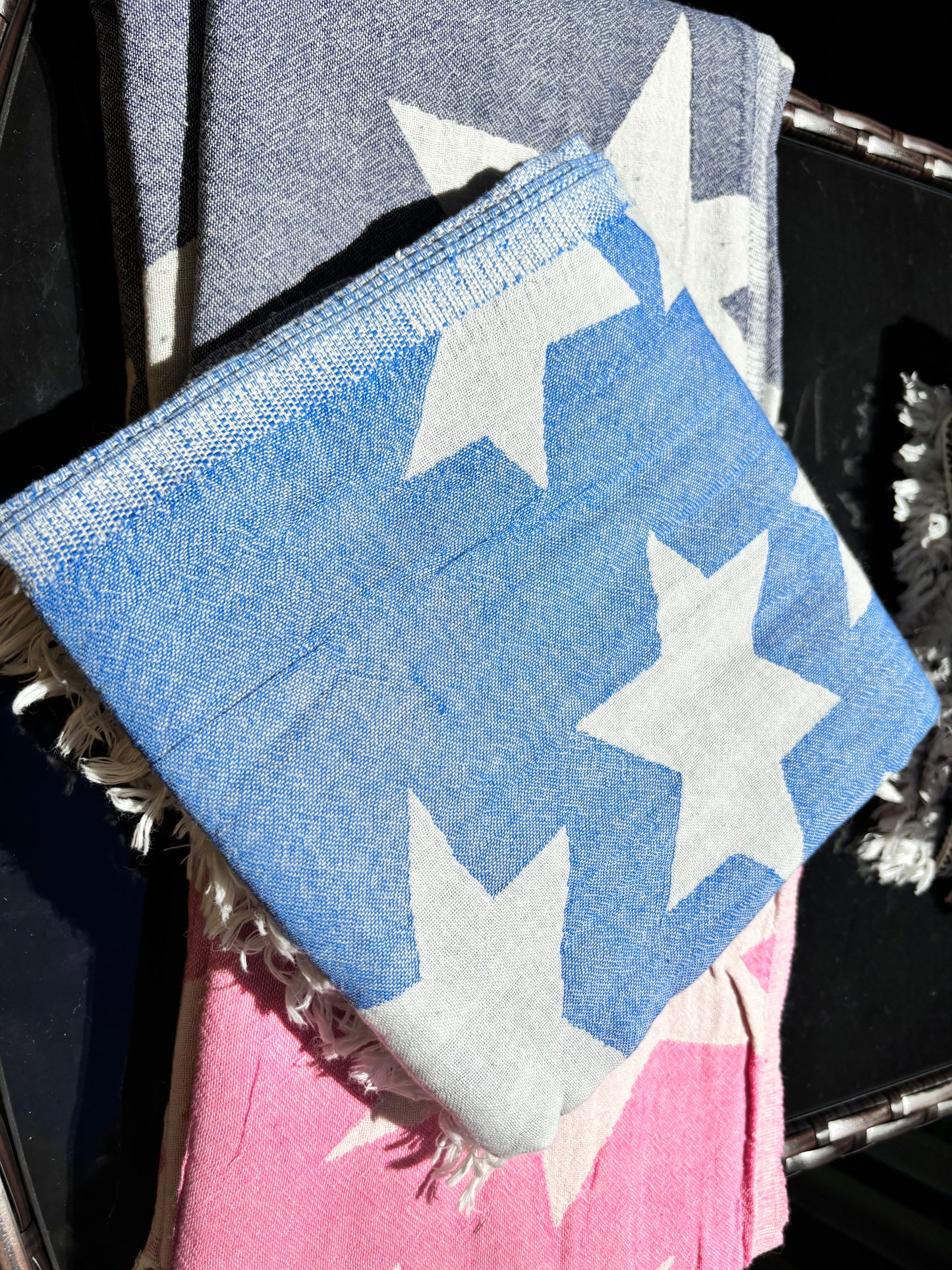Starfall Jean- 4th of July Special Edition- Beach Towel & Picnic Blanket