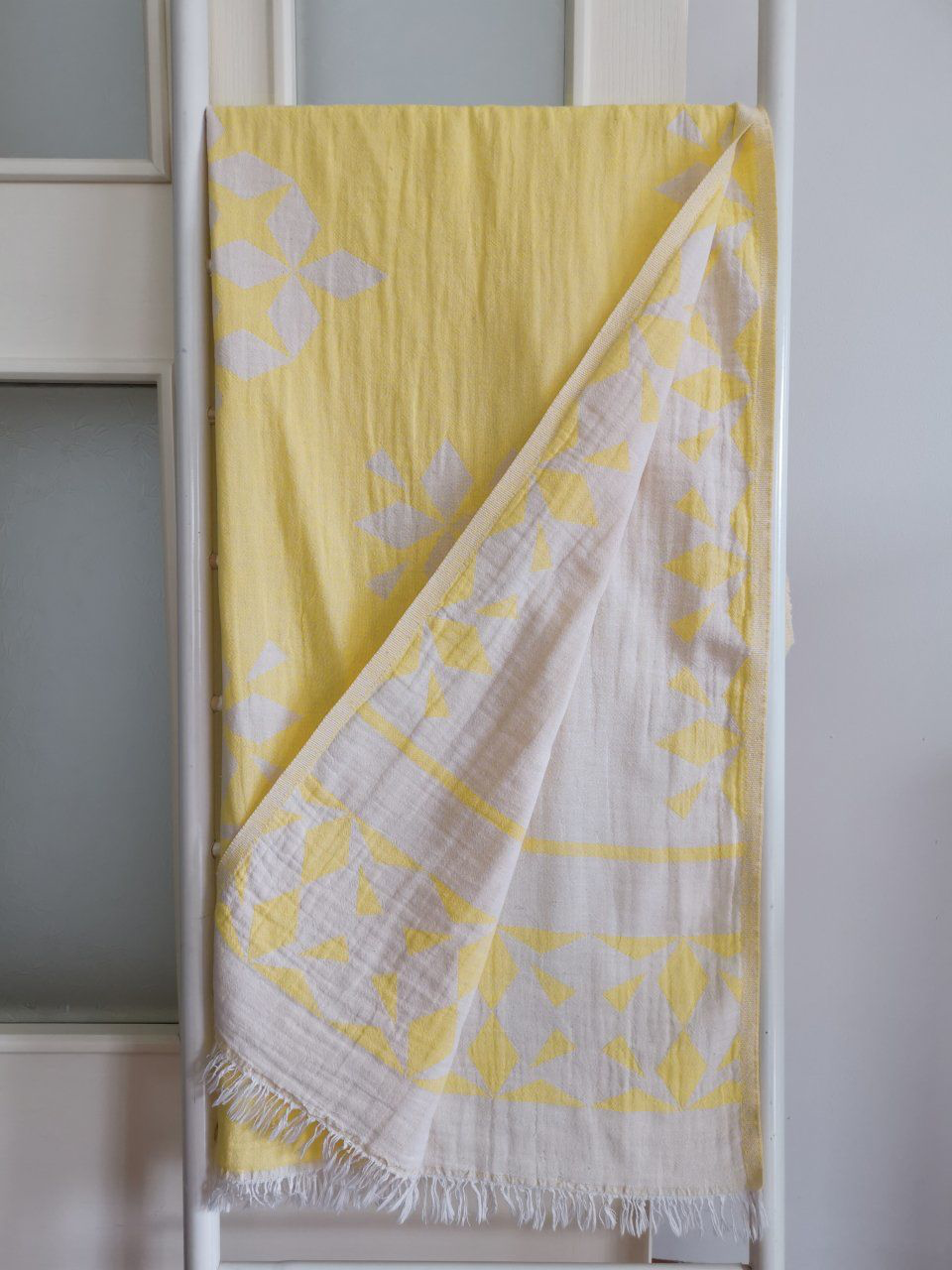 Amarillo Sol | Organic Turkish Bath & Beach Towel – Unfoldie