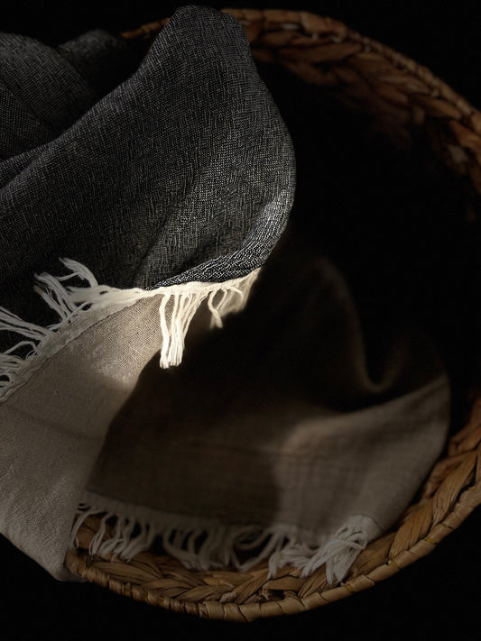 Ashen Chala | Organic Turkish Bath & Beach Towel – Unfoldie