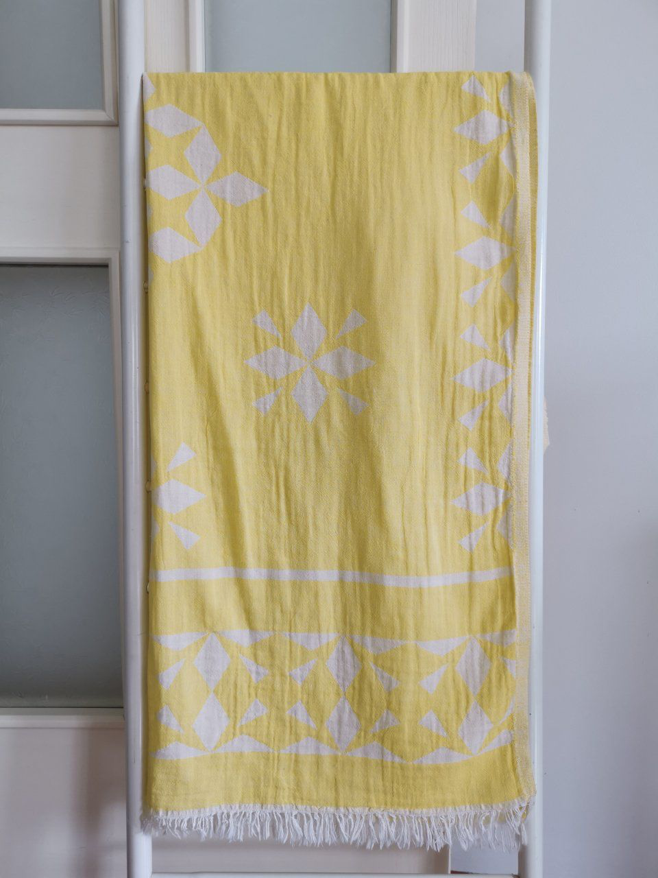 Amarillo Sol | Organic Turkish Bath & Beach Towel – Unfoldie