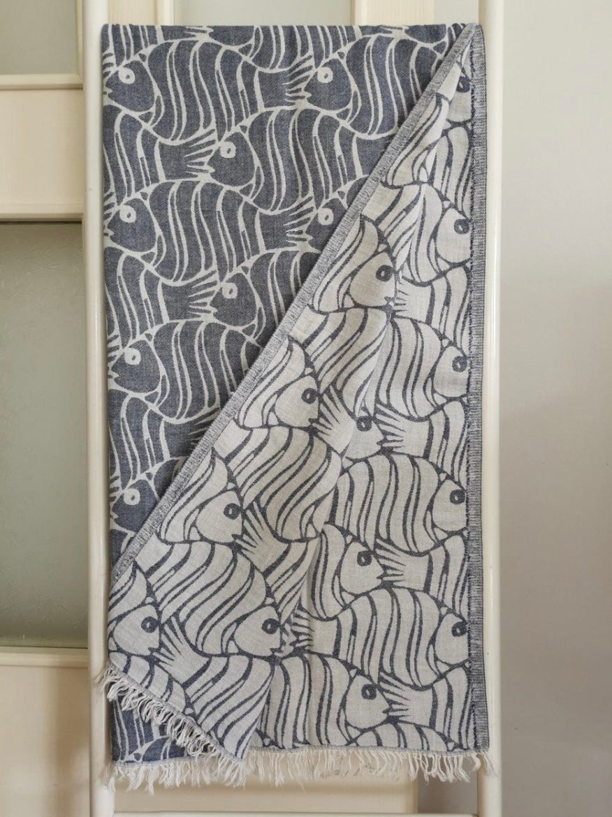 Sakana Mar | Organic Turkish Bath & Beach Towel – Unfoldie