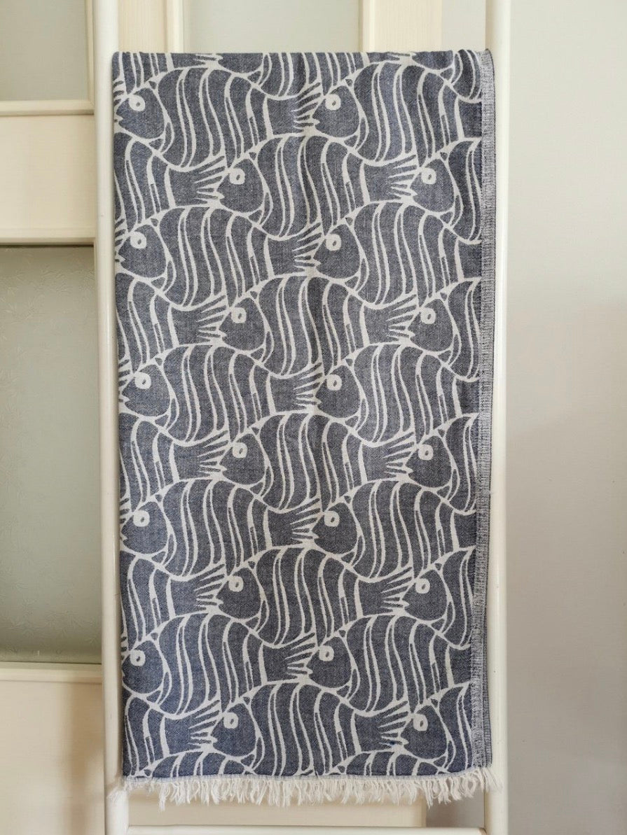 Sakana Mar | Organic Turkish Bath & Beach Towel – Unfoldie