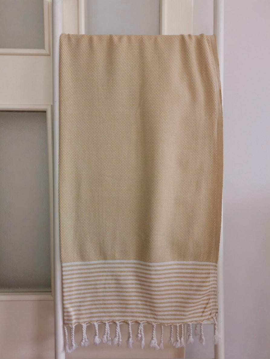 Ceviz Dune | Organic Turkish Bath & Beach Towel – Unfoldie
